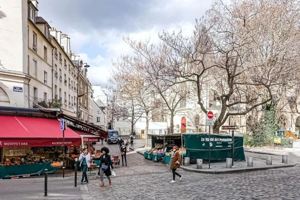Trendy Familly Apt In Mouffetard Paris